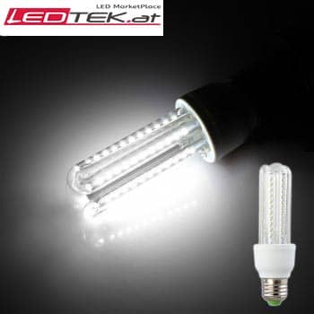 7W E27-LED-Lampe Birne Weiss