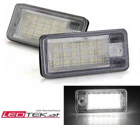Audi Kennzeichenbeleuchtung LED