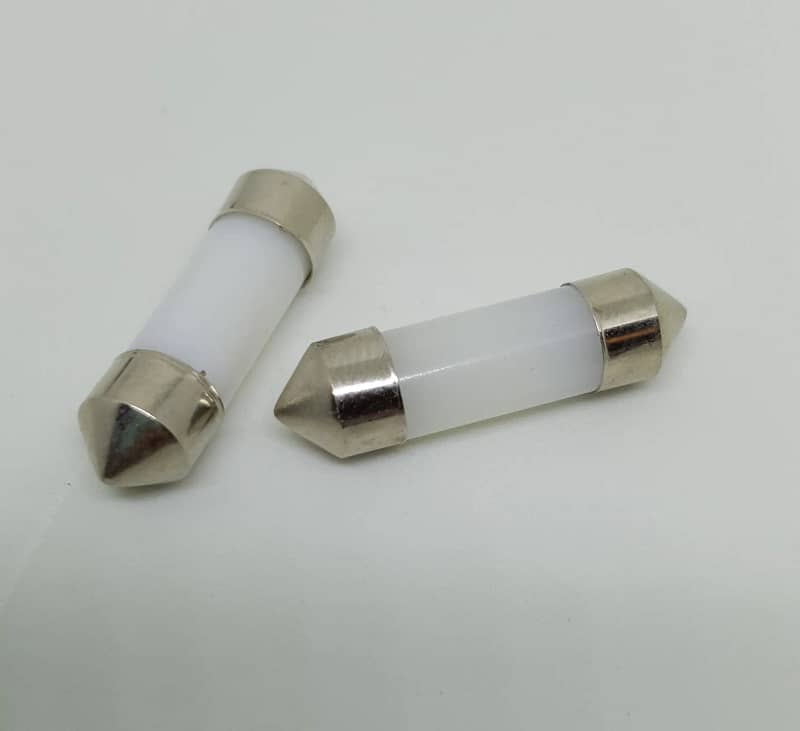 2 Pack LED Soffitte Festoon PKW Lampen Kaltweiss 12V 32mm