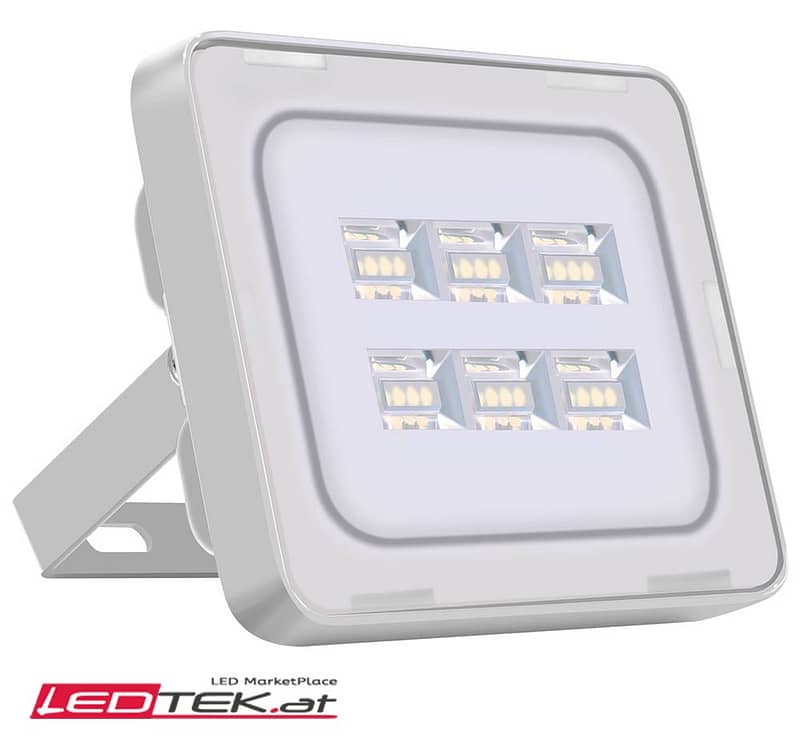 LED Flutlicht Strahler Aussenleuchte Kaltweiss-Warmweiss 20W