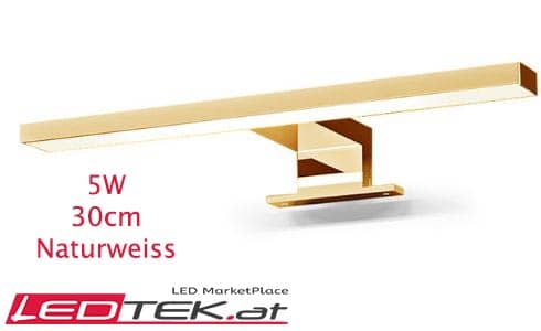 LED ORIA GOLD Schranklampe Spiegellampe für Badezimmer