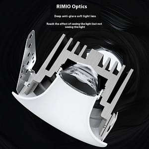 Randloser LED COB Einbauspot, tiefentblendet, gebogene Oberfläche – blendarm – 10er-Pack 7 H5e838c32dc5345e98e50ffc39f080c3du