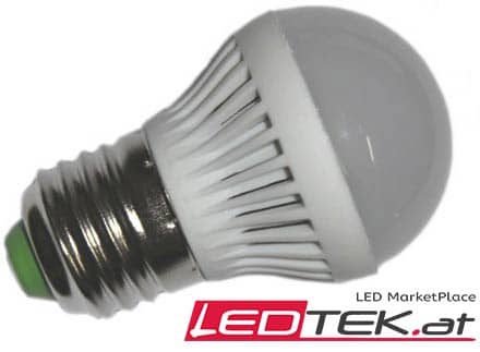4W E27-LED-Lampe Warmweiss