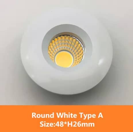 10 Stück Mini LED Deckenspot dimmbar (5W COB) für Hotel, Schrank & Zuhause (220V mit Treiber) 10% Rabatt