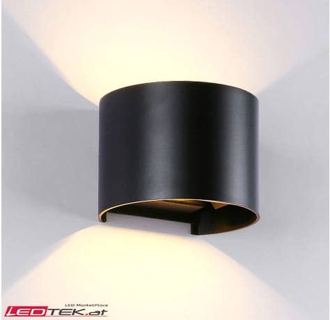 KiLM Rund LED Wandleuchte 6W Einstellbarer Abstrahlwinkel