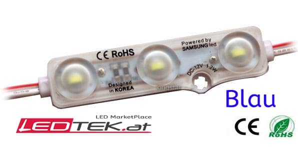 Samsung 3 LED Modul BLAU für Werbeschilder