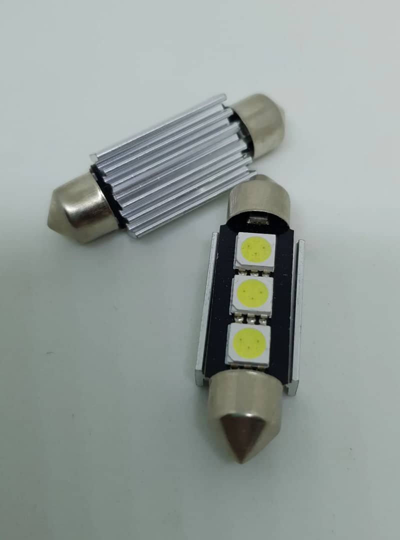 6 Pack LED Soffitte Festoon mit CanBus PKW Lampen Kaltweiss 12V 39mm ledtek.at