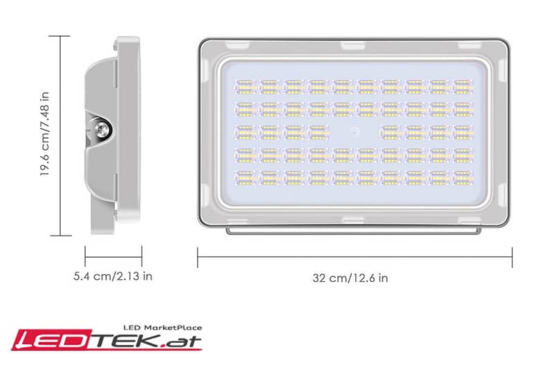 LED Flutlicht Strahler Aussenleuchte Kaltweiss-Warmweiss 150W