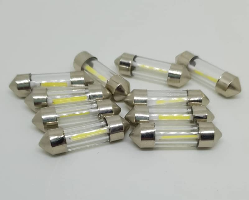 10 x LED Soffitte Festoon PKW Lampen Kaltweiss 12V 32mm ledtek.at