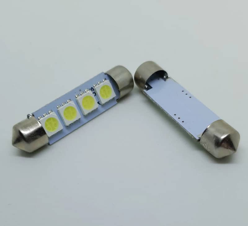 2 Pack LED Soffitte Festoon PKW Lampen Kaltweiss 12V 42mm ledtek.at