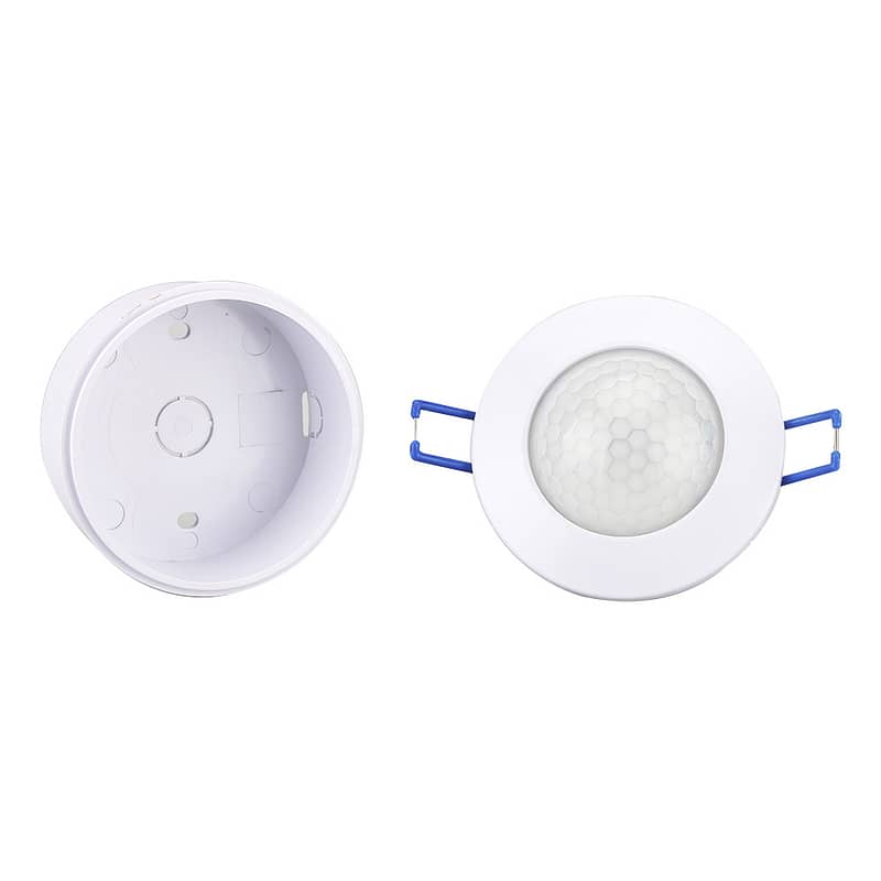 220-240V Mini LED Infrarot-Bewegungsmelder – Energiesparender Einbau-e ( (3)