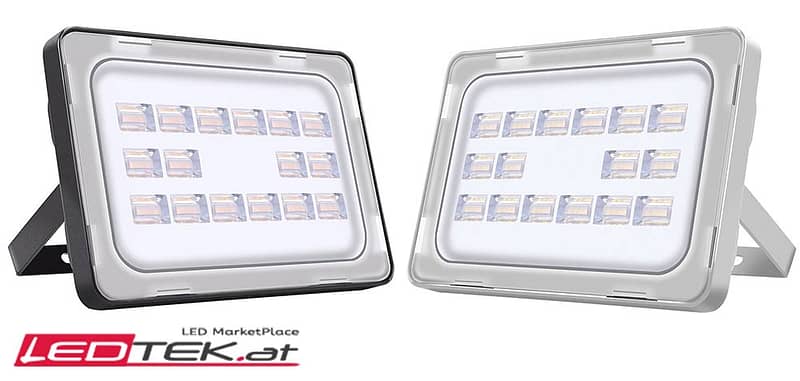 LED Flutlicht Strahler Aussenleuchte Kaltweiss-Warmweiss 50W