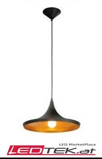LED KeEs Pendelleuchte Aluminium Schwarz-Orange
